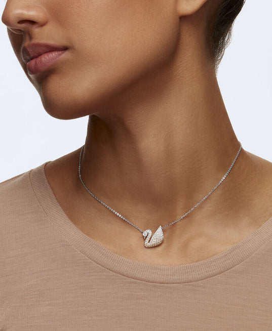 Iconic Swan Pendant neck