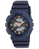 Casio Baby-G BA-110DE-2A1DR Denim-Inspired Analog-Digital Watch