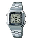 Casio Illuminator A178WA-1ADF Stainless Steel Digital Watch