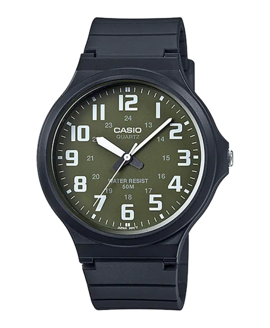 CASIO Mens Analog Casual Quartz Watch #MW-240-3BVDF