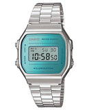Casio Vintage A168WEM-2EF Stainless Steel Digital Watch