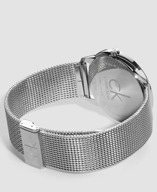 NEW Calvin Klein Minimal PVD Men Watches - Silver K3M2112Y