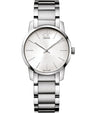 NEW Calvin Klein City Stainless Steel Ladies Watches - Silver K2G23126
