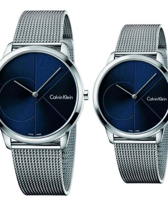 NEW Calvin Klein Minimal PVD Unisex Watches - Silver K3M2112N