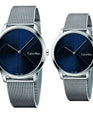 NEW Calvin Klein Minimal PVD Unisex Watches - Silver K3M2112N