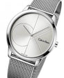 NEW Calvin Klein Minimal Steel Mens Watches - Silver K3M2112Z