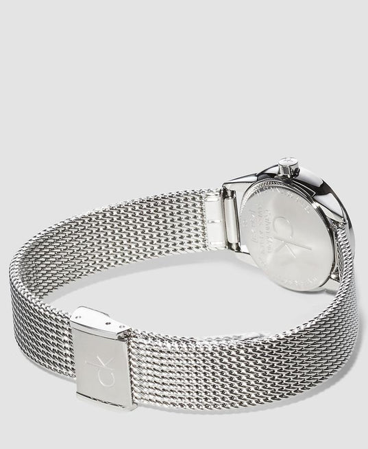 NEW Calvin Klein Minimal PVD Ladies Watches - Silver K3M2312Y