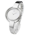 NEW Calvin Klein Impetuous Stainless Steel Ladies Watches - Silver K4F2N116