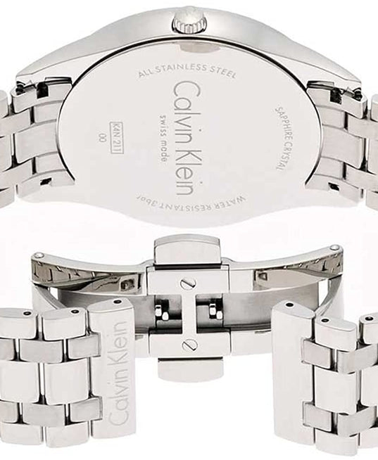 NEW Calvin Klein Time Steel Mens Watches - Black Dial K4N21141