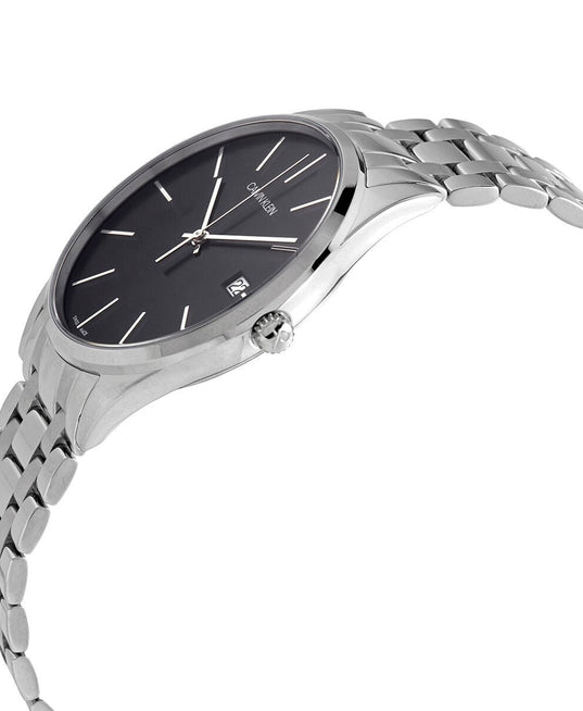 NEW Calvin Klein Time Steel Mens Watches - Black Dial K4N21141