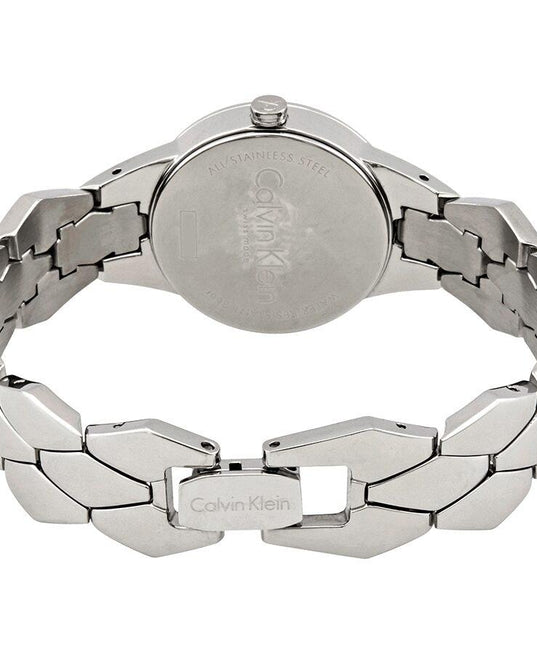 NEW Calvin Klein Snake Steel Ladies Watches - Silver K6E23146