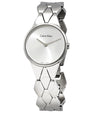 NEW Calvin Klein Snake Steel Ladies Watches - Silver K6E23146
