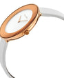 NEW Calvin Klein Chic Leather Ladies Watches - White K7N236K2