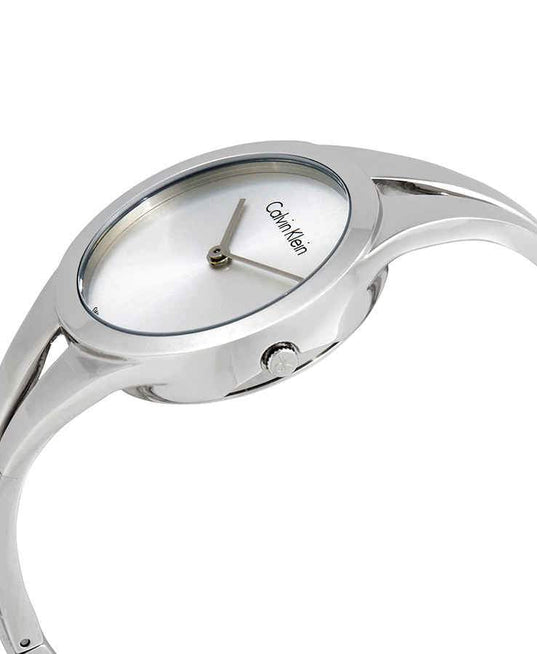 NEW Calvin Klein Addict Steel Ladies Watches - Silver K7W2M116