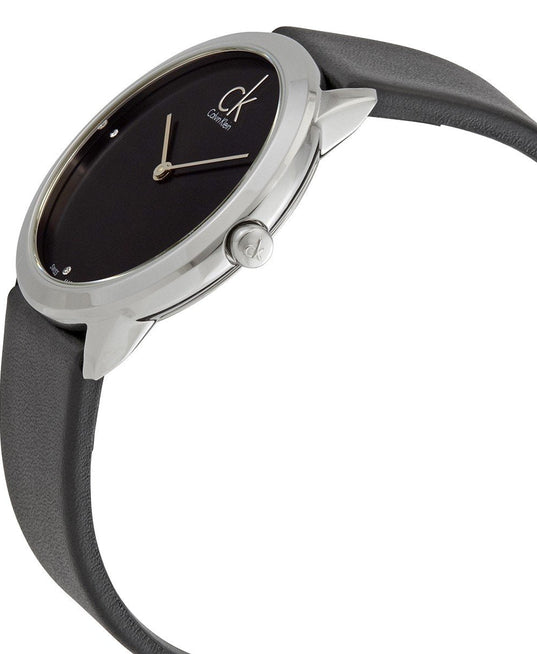 NEW Calvin Klein Minimal Steel Ladies Watches - Black K3M221CS