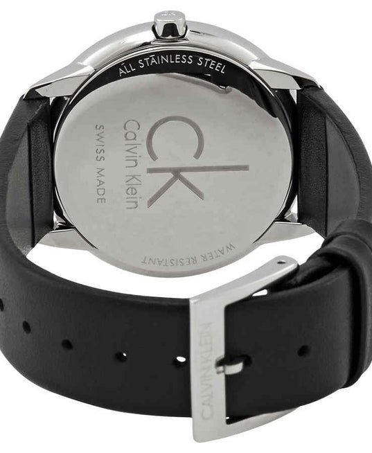 NEW Calvin Klein Minimal Leather Ladies Watches - Black K3M221CY
