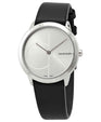 NEW Calvin Klein Minimal Leather Ladies Watches - Black K3M221CY