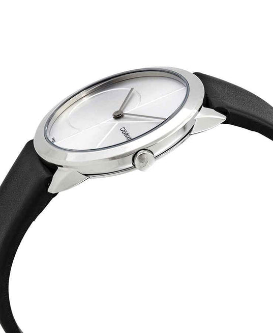 NEW Calvin Klein Minimal Leather Ladies Watches - Black K3M221CY