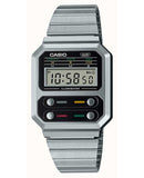 Casio Vintage A100WE-1AEF Stainless Steel Digital Watch