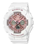 Casio Baby-G BA-130-7A1DR White & Pink Fashion Watch