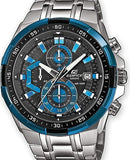 Casio Edifice EFR-539D-1A2VUEF Black and Blue Chronograph Watch