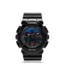 Casio G-Shock GA-100RGB-1AER Black Resin Analog-Digital Watch