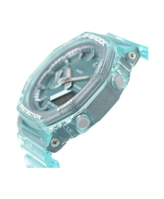 Casio GMA-S2100SK-2AER G-Shock Carbon Core Guard Watch side view close up