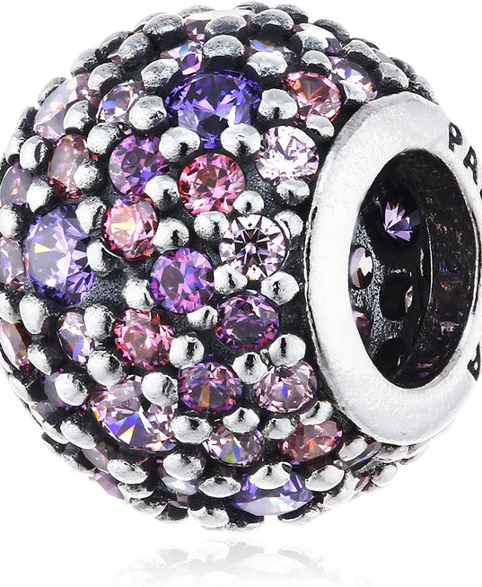 Pandora Pink sparkles pavÃ© ball charm #791261ACZMX