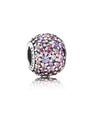 Pandora Pink sparkles pavÃ© ball charm #791261ACZMX