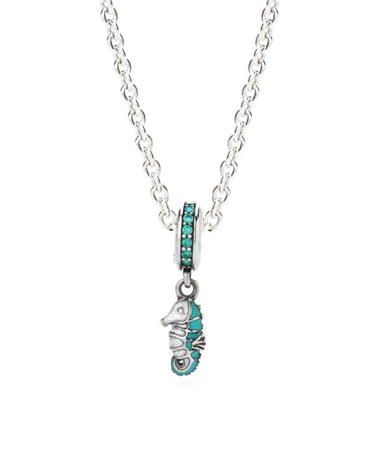 Pandora SEND A GIFT IDEA Tropical seahorse pendant charm #791311MCZ
