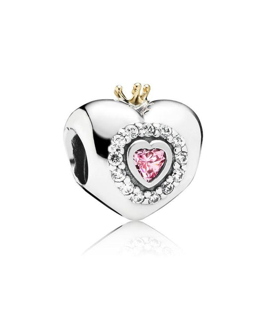 Pandora Pink Princess Heart Charm #791375PCZ