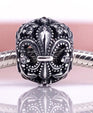 Pandora Fleur de Lis Openwork Charm #791378CZ