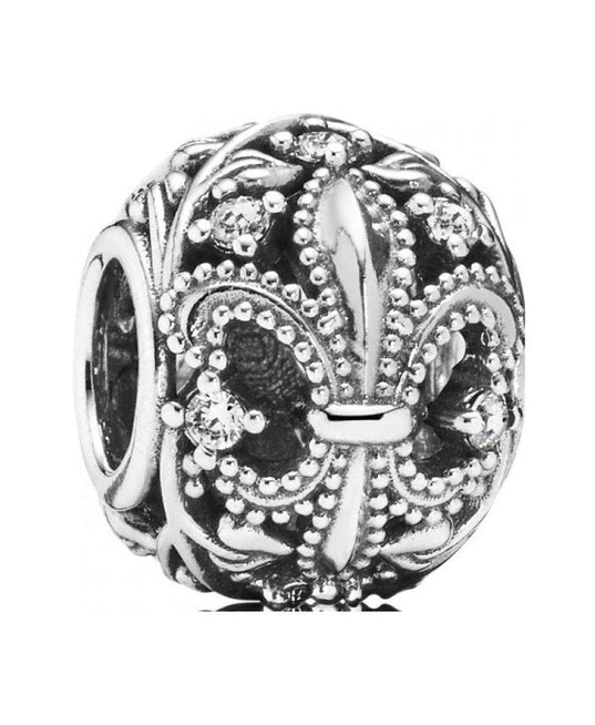 Pandora Fleur de Lis Openwork Charm #791378CZ