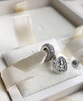 Pandora Mum silver dangle with cubic zirconia #791521CZ