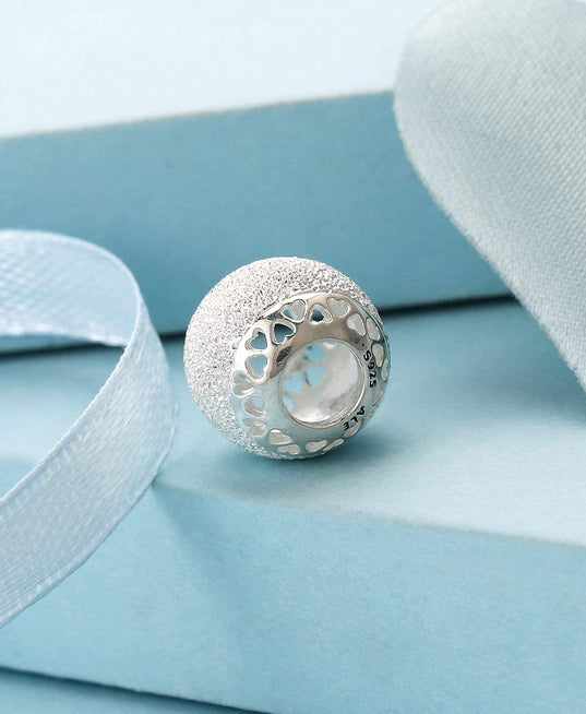 Pandora Glittering Texture Heart Charm #792097