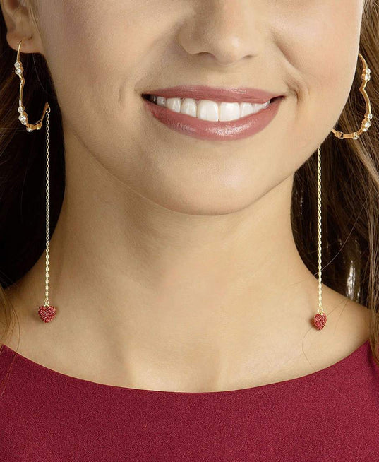 SWAROVSKI Women Stainless Steel Dangle & Drop Earrings #5455568