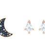 SWAROVSKI Symbolic Pierced Earrings set - Multi-colored & Rose-gold tone plated #5494353