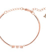 SWAROVSKI North Medium Bangle - White & Rose-gold tone plated #5495771