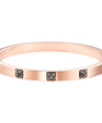 SWAROVSKI Tactic Bangle - Black & Rose-gold tone plated #5497309