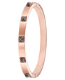 SWAROVSKI Tactic Bangle - Black & Rose-gold tone plated #5497309