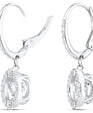 SWAROVSKI Sparkling Dance Round Earrings - White #5504652