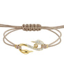 SWAROVSKI - Power Collection Hook Beige Medium Bracelet - Gray Brown #5508527