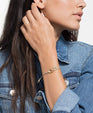 SWAROVSKI - Power Collection Hook Beige Medium Bracelet - Gray Brown #5508527
