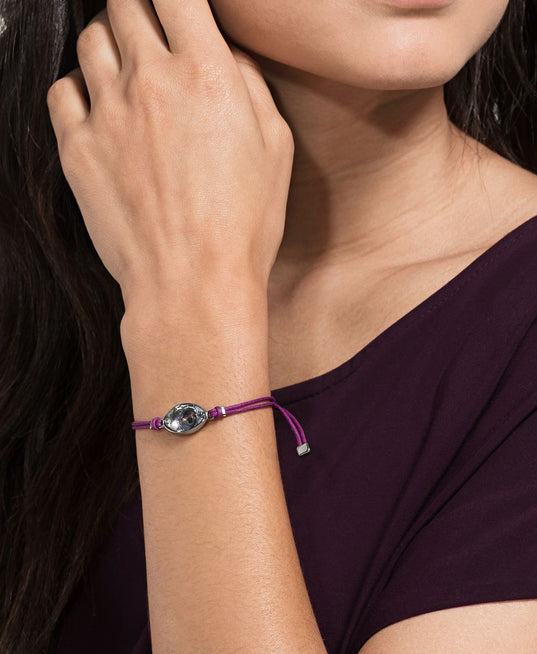 SWAROVSKI - Power Collection Hook Beige Medium Bracelet - Purple #5508534