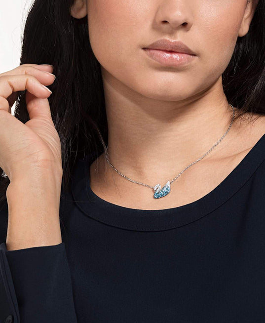 SWAROVSKI Iconic Swan Pendant - Blue #5512095