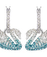 SWAROVSKI Iconic Swan Earrings - Blue #5512577
