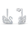 SWAROVSKI Dancing Swan Earrings - White #5514420