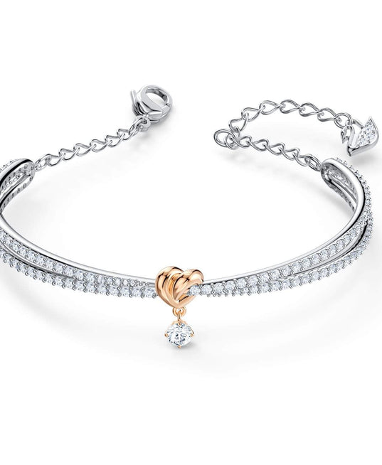 SWAROVSKI Lifelong Heart bangle - White #5516544