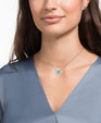 SWAROVSKI Sparkling Dance Necklace & Earring Set - Green #5516965