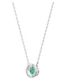 SWAROVSKI Sparkling Dance Necklace & Earring Set - Green #5516965